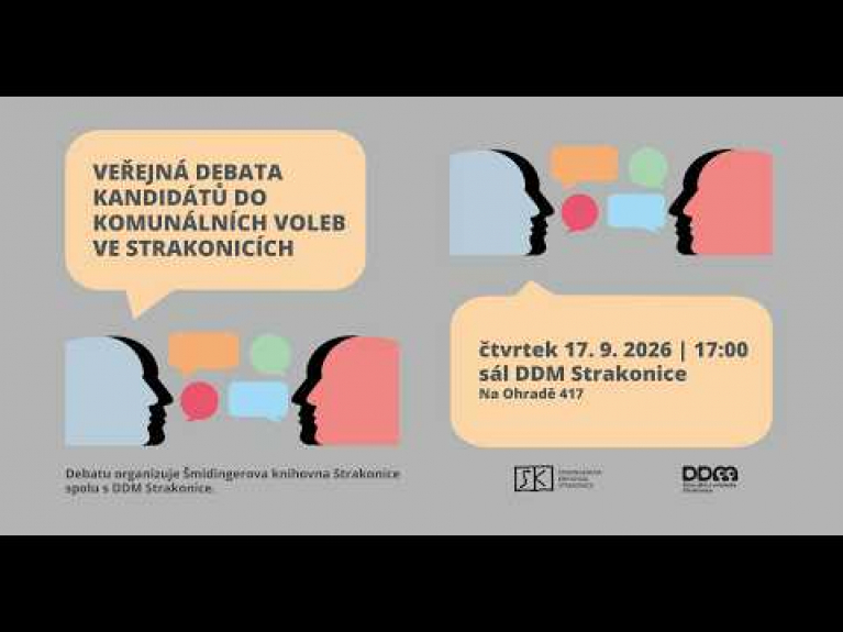 Embedded thumbnail for Veřejná debata kandidátů do komunálních voleb ve Strakonicích